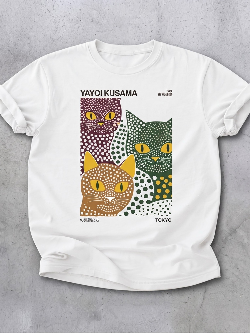 Yayoi Kusama Cats Graphic Tee Rip Yayoi
Kusama Japanese Art